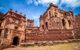 Ruined Moroccan palace on a clear day