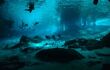 Underwater scuba diving is spectacular