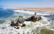 Ship Wreck along the Skeleton Coast in Western Namibia