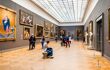 Masterpieces on display in a gallery inside the Metropolitan Museum of art