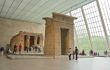 the famous Temple of Dendur on display in the Metropolitan Museum of art