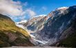 Franz Josef Glacier in Westland National Park on the South Island of New Zealand.