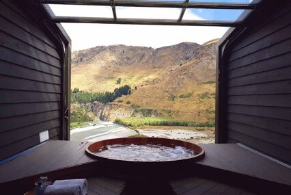 Onsen hot pool in South island NZ