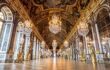 stunning internal gold ballroom with chandeliers
