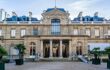 A front view of the Jacquemart-André Museum on a cloudy day