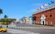 Old colonial buildings in the historic centre of Trujillo