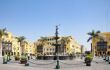 Armas square in Lima on a clear sunny day