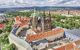 Aerial view of the complex, including Prague Castle and St. Vitus Cathedral