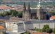 Aerial view of the castle and cathedral