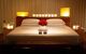 Double bed with lights