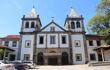 Monastery exterior in daytime