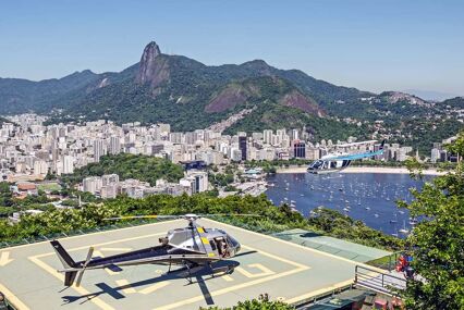 Helicopter flights over Rio de Janeiro