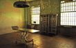 Operating theatre in Alcatraz prison, San Francisco