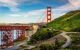 view of the Golden Gate Bridge, San Francisco from Sausalito