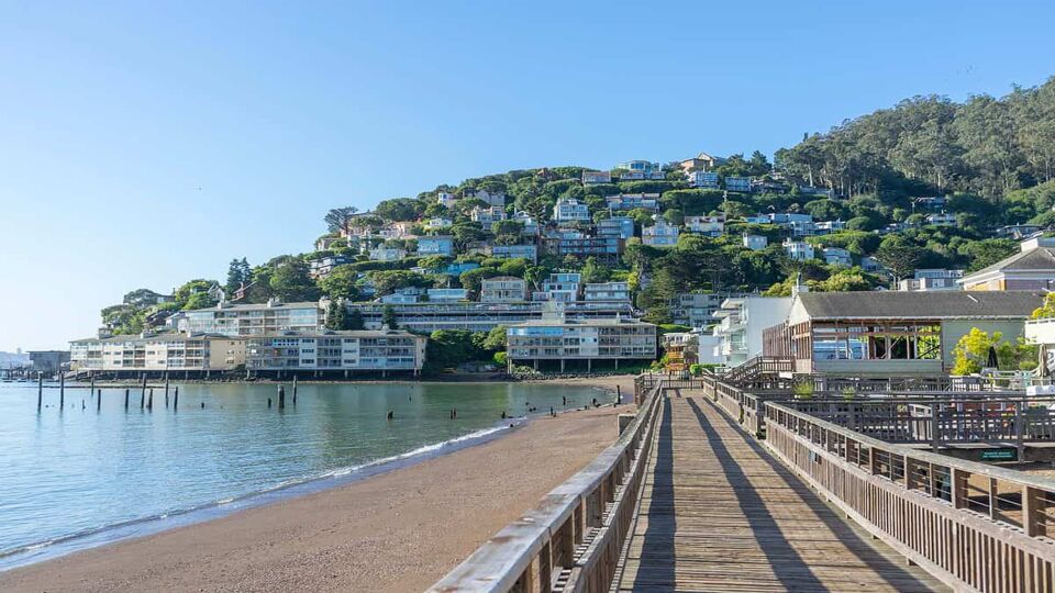 boardwalk in Sausalito