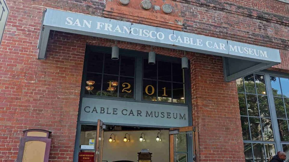 Entrance to the Railway Museum in San Francisco