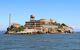 View of alcatraz prison from the water