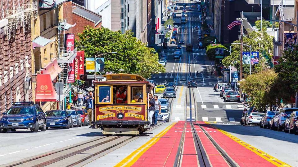Ride a heritage tram in San Francisco