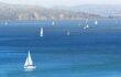 Yachts in San Francisco bay, California, USA