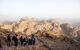 tour group descending down from mount sinai