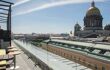 City view from outdoor terrace