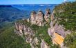 The Three Sisters - a famous rock formation