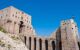 close up of the entrance bridge of the Citadel of Aleppo