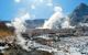 Volcanic fumarole in Owakudani, Kanagawa prefecture, Japan