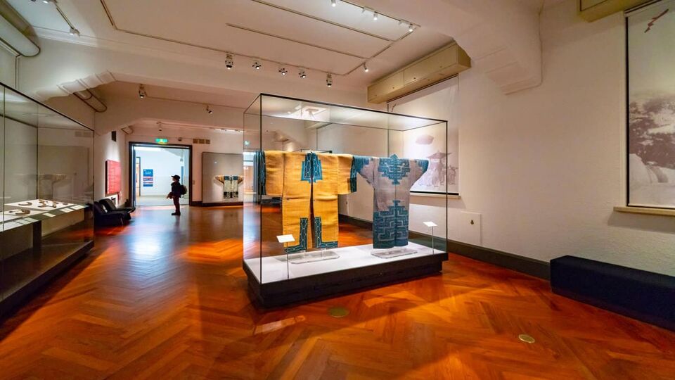 Display gallery in the Tokyo National Museum