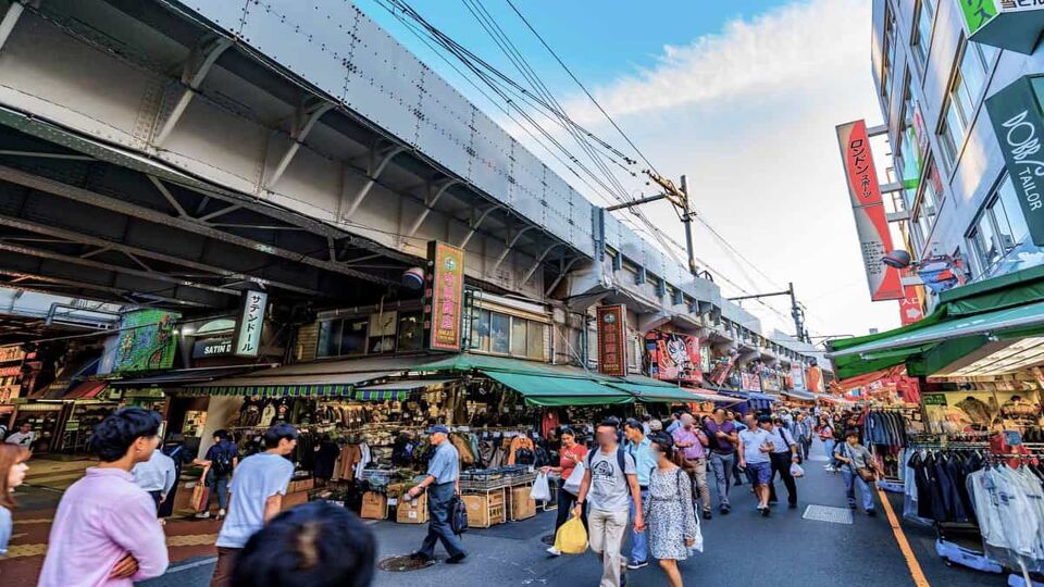 Ameya Yokocho is an open-air market in the Taito Ward of Tokyo, Japan, located next to Ueno Station.