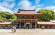 Tourists and visitors to Meji-jingu temple, Meji-jingu is a shrine in Shinto, built in 1920.