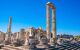 Columns amid the ruins of an ancient temple of Apollo