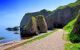 A trail leading to a cave nearby the sea