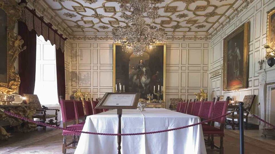 Dining room in the castle