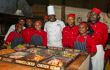 the chefs and waitresses for the boma dinner
