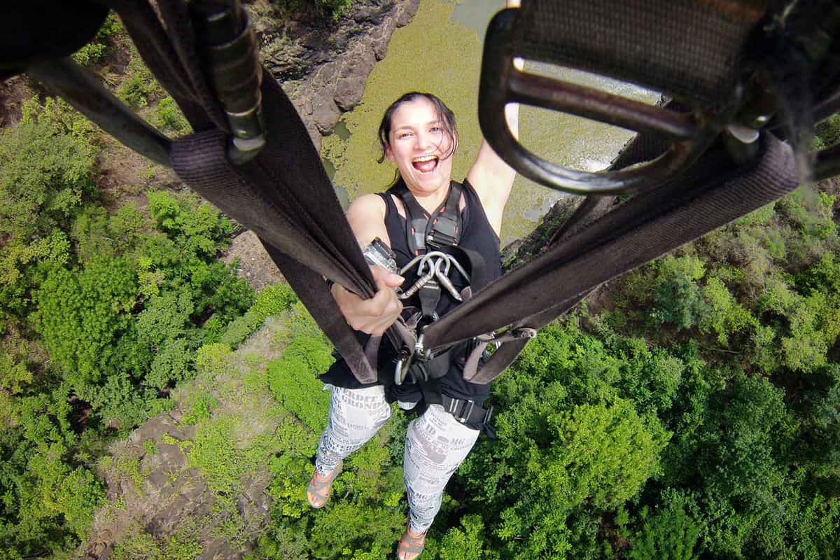 Zip-line across the Zambezi River | Victoria Falls