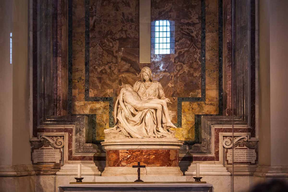La Pieta (1499), by Michelangelo