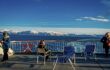 View from the deck of the Hurtigruten cruise liner