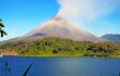 landscape view of the Arenal volcano