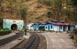 The quaint, old Barog railway station on the Kalka-Shimla narrow gauge railway line in Himachal Pradesh, India.