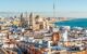 Cityscape with famous Cathedral of Cadiz, Cadiz, Andalusia, Spain